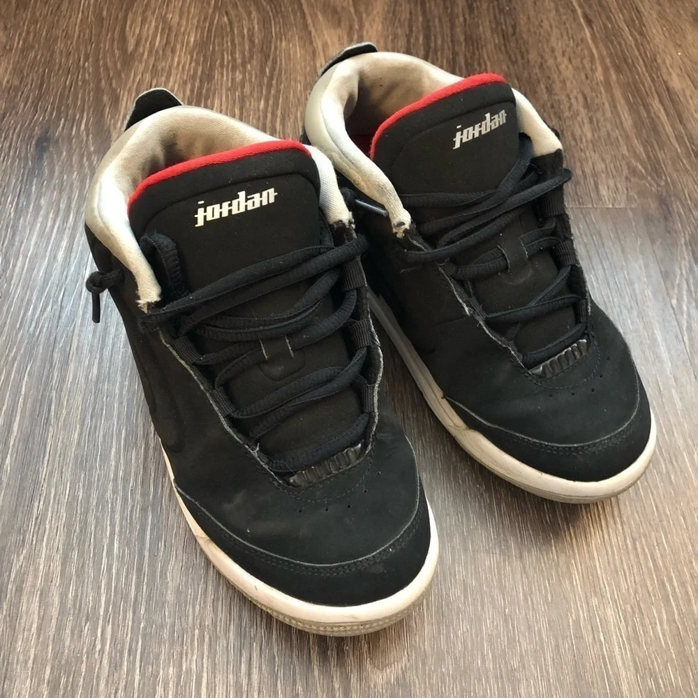 Jordan Big Fund Black & Red Sneakers